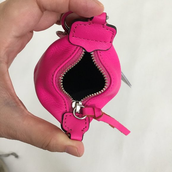 Rebecca Minkoff Julian Key Coin Purse Hot pink - Picture 5 of 9